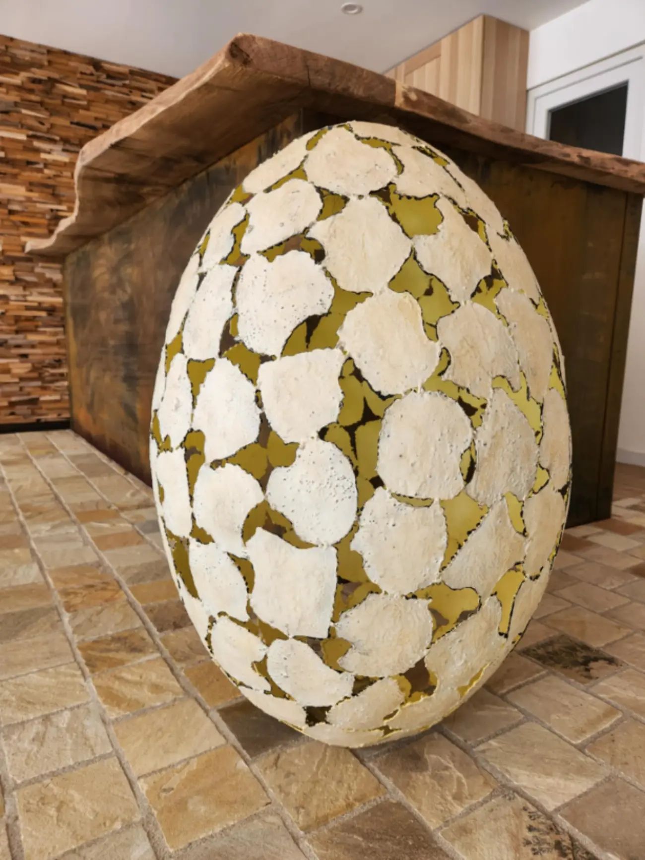 Oeuf décoratif jardin 