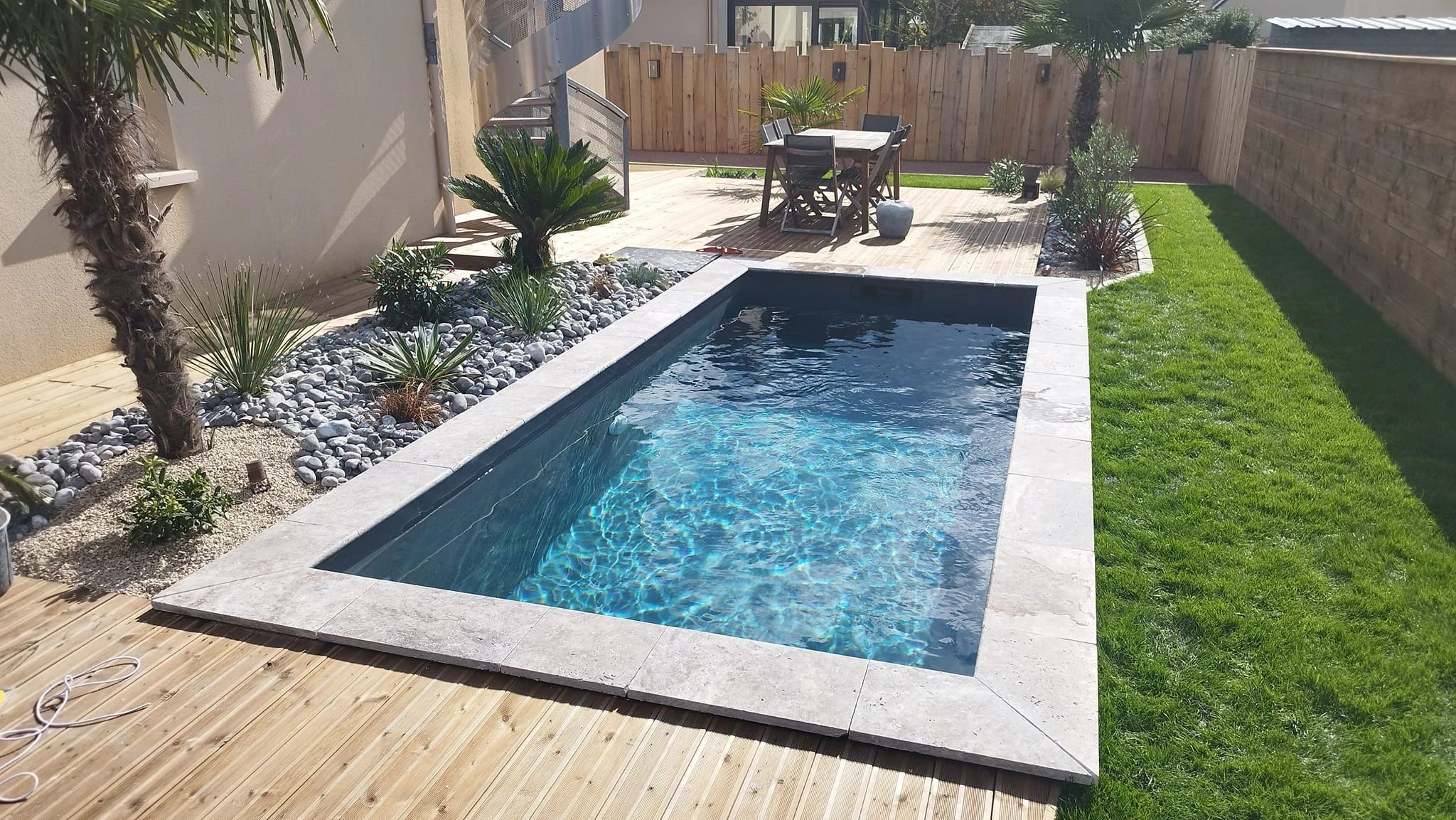 Piscine creusée dans le Calvados